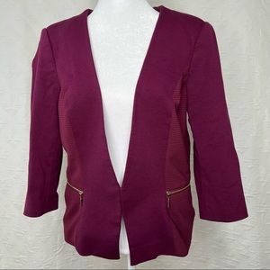 White House Black Market 3/4 Sleeve Fitted Jacket